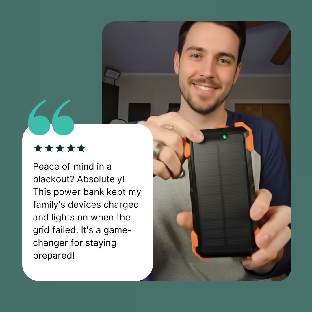 OzLiving™ Solar Power Bank