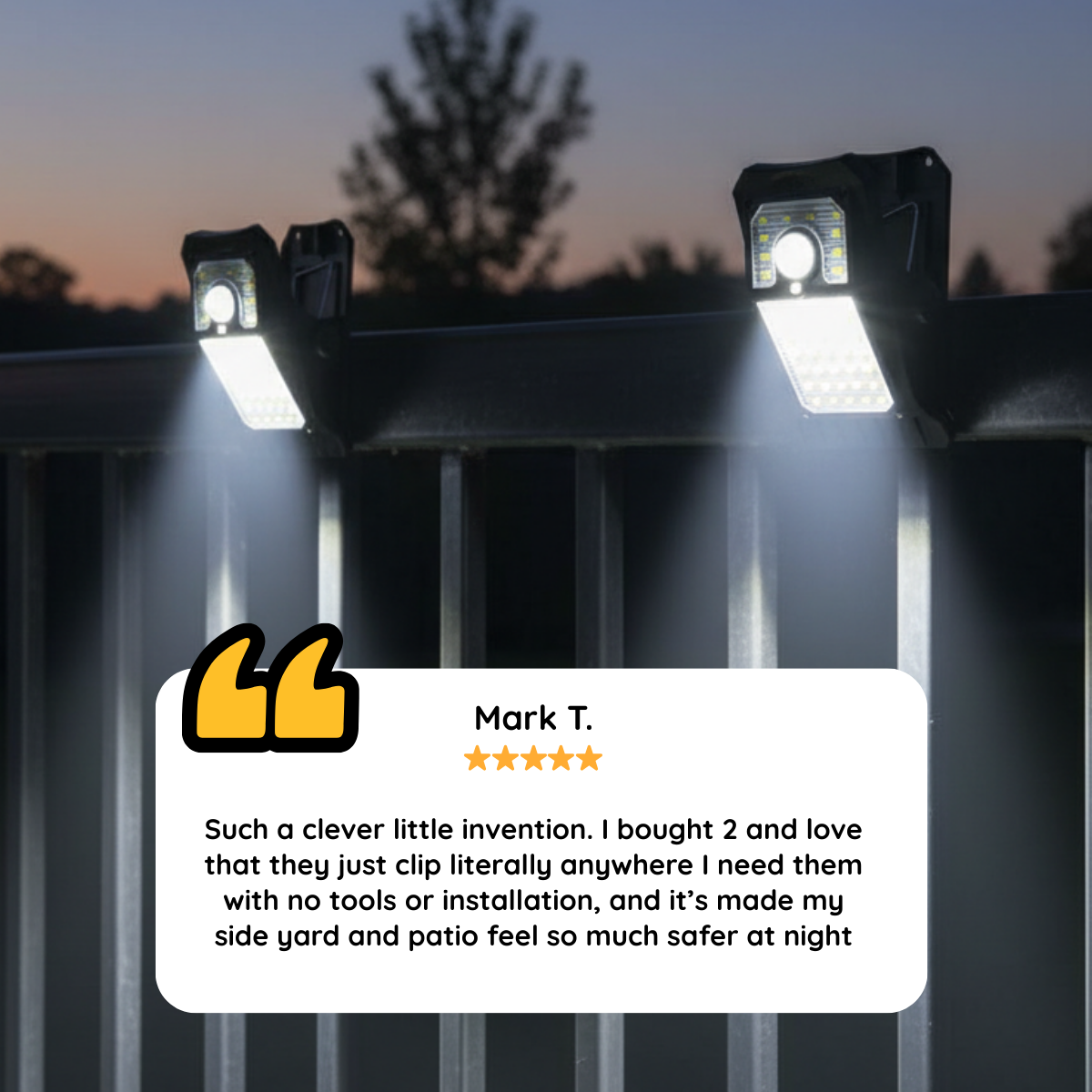 OzLiving™ Solar LED Clip Light