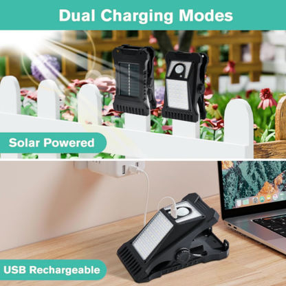 OzLiving™ Solar LED Clip Light