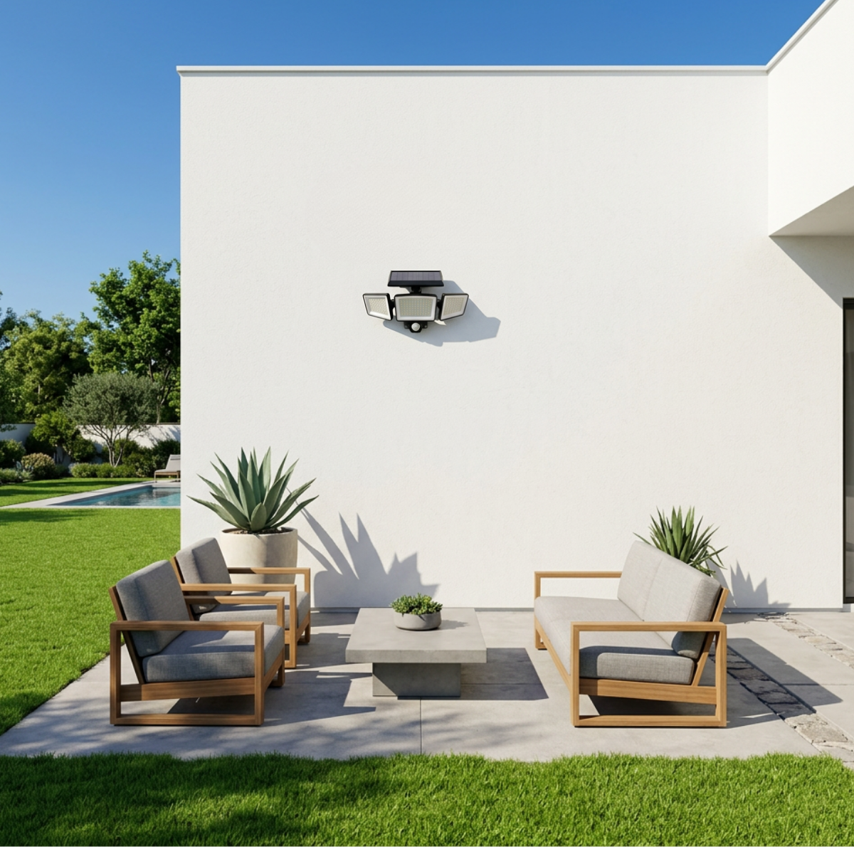 OzLiving™ Solar Motion Sensor Light With Remote Control