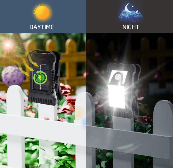 OzLiving™ Solar LED Clip Light