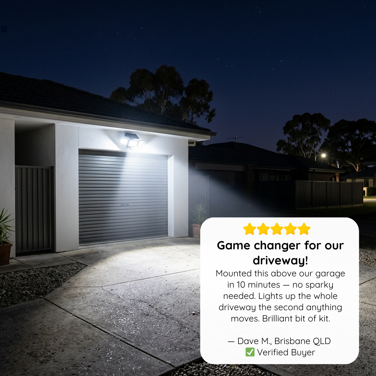 OzLiving™ Solar Motion Sensor Light With Remote Control