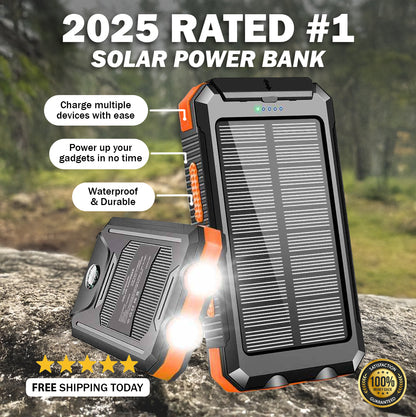 OzLiving™ Solar Power Bank