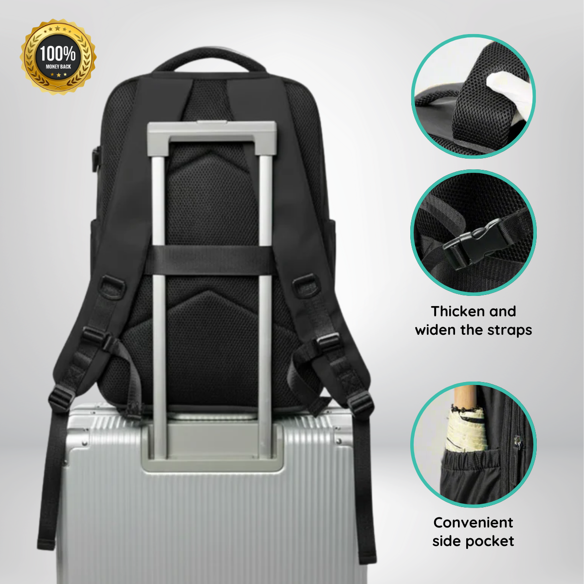 OzLiving™ Vacuum Compression Backpack