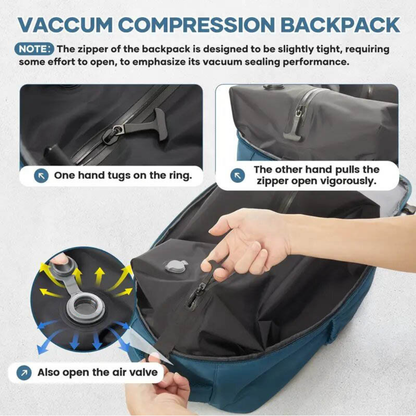 OzLiving™ Vacuum Compression Backpack