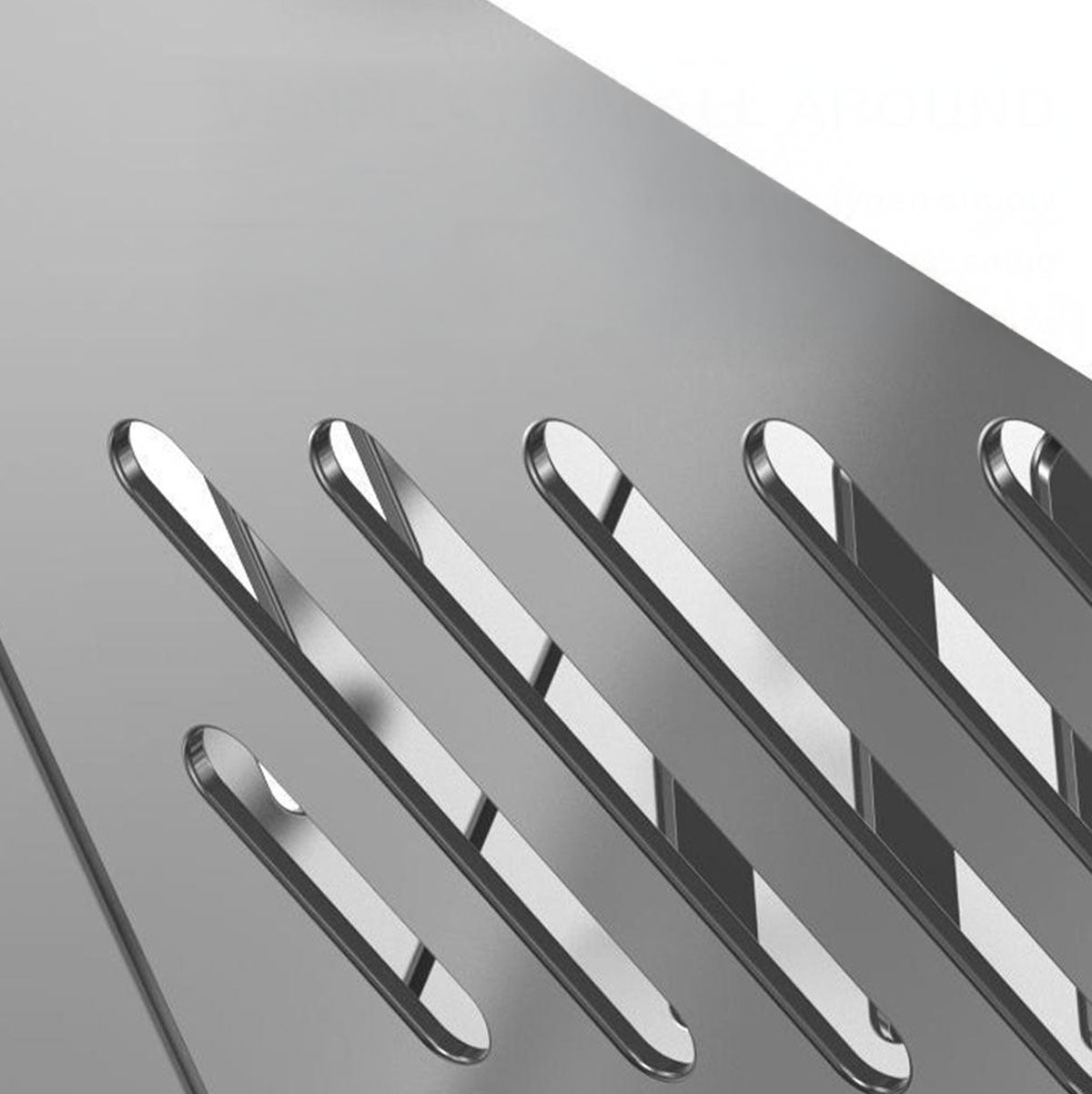 OzLiving™ Folding Stainless Steel BBQ Grill