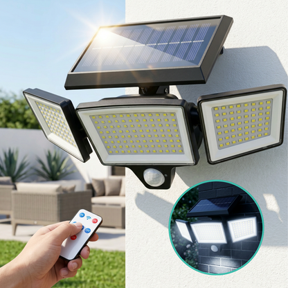 OzLiving™ Solar Motion Sensor Light With Remote Control