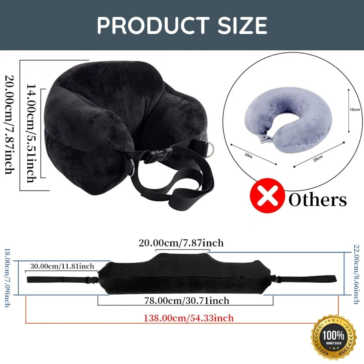 OzLiving™ Stuffable Travel Pillow