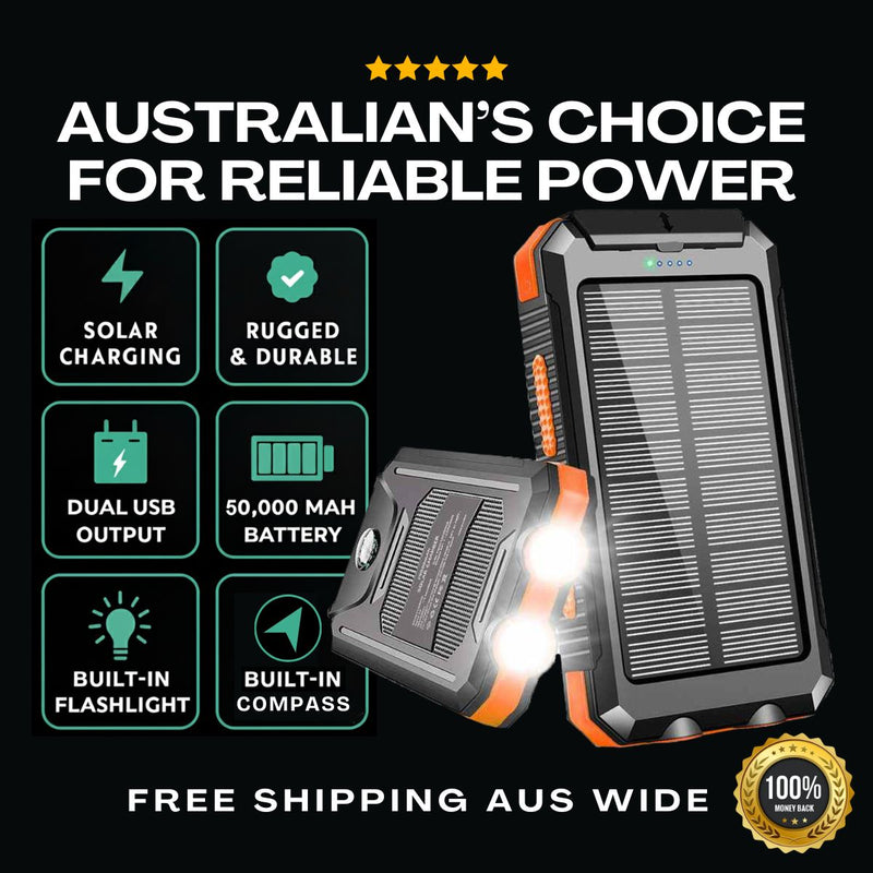 OzLiving™ Solar Power Bank