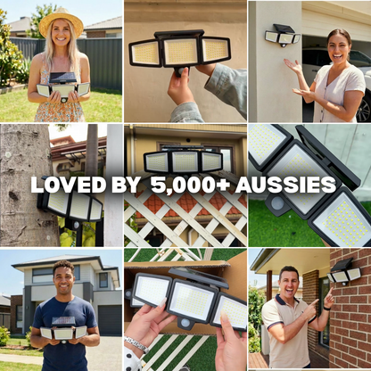 OzLiving™ Solar Motion Sensor Light With Remote Control