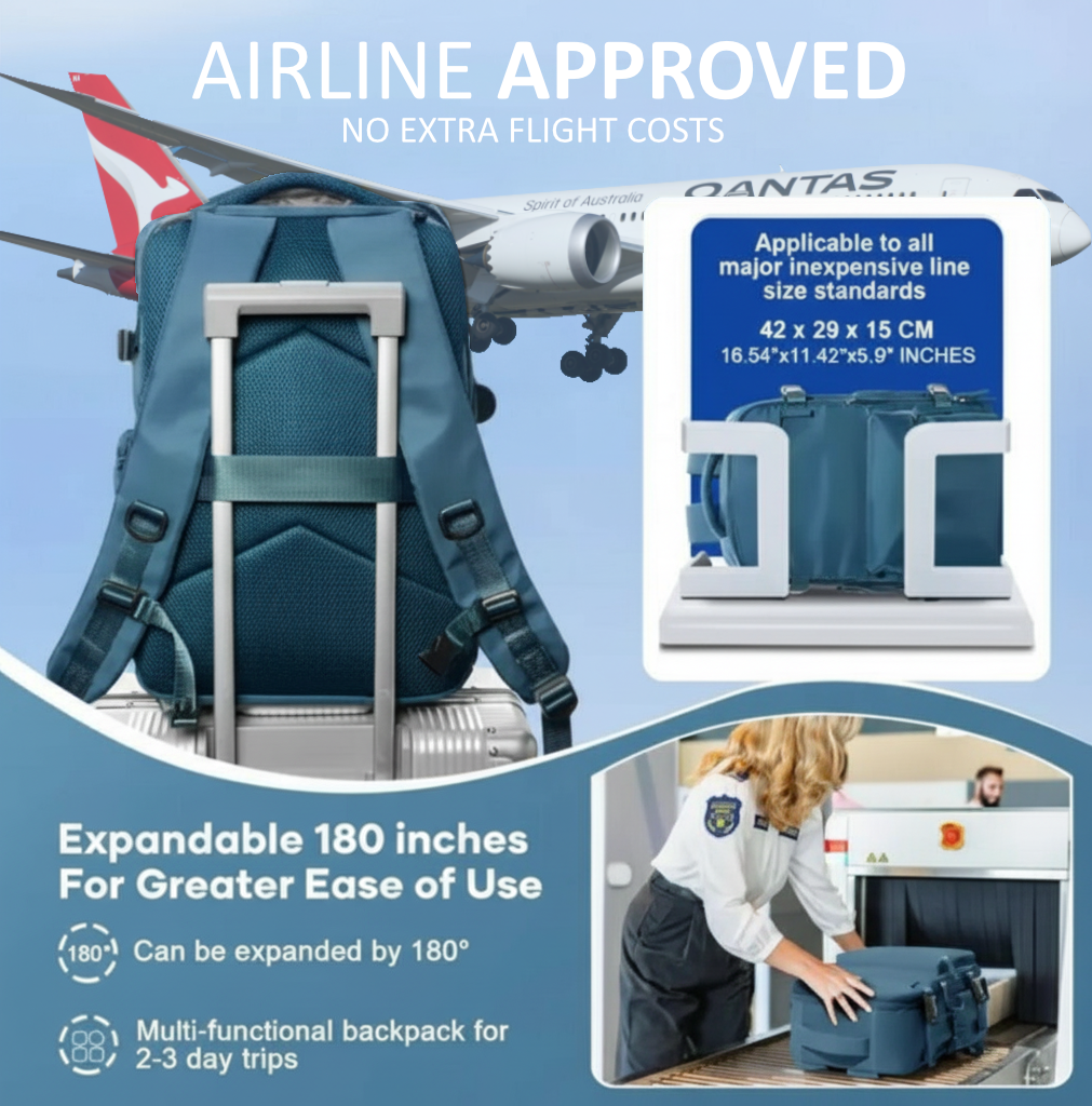 OzLiving™ Vacuum Compression Backpack