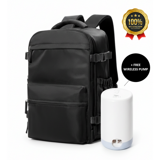 OzLiving™ Vacuum Compression Backpack with Wireless Pump