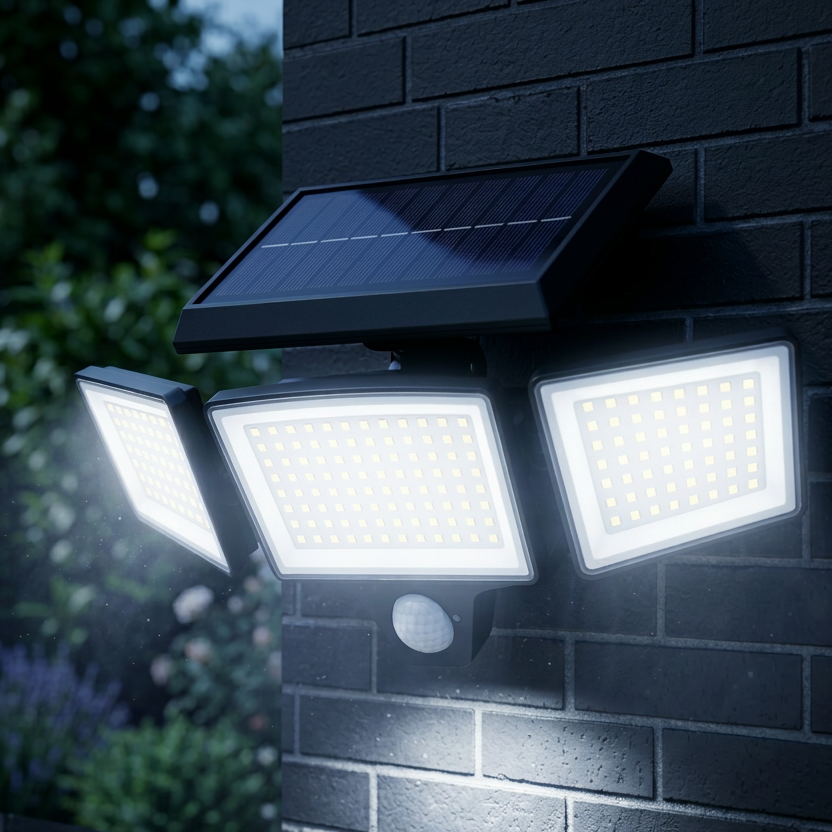 OzLiving™ Solar Motion Sensor Light With Remote Control