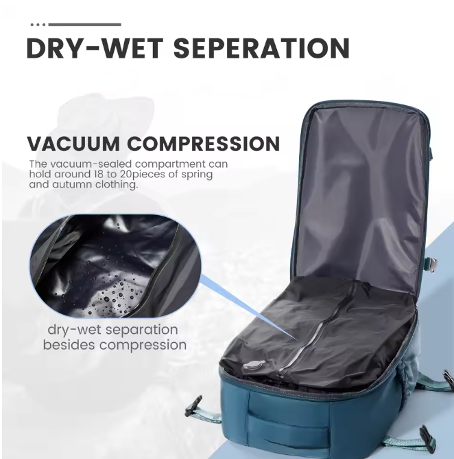 OzLiving™ Vacuum Compression Backpack